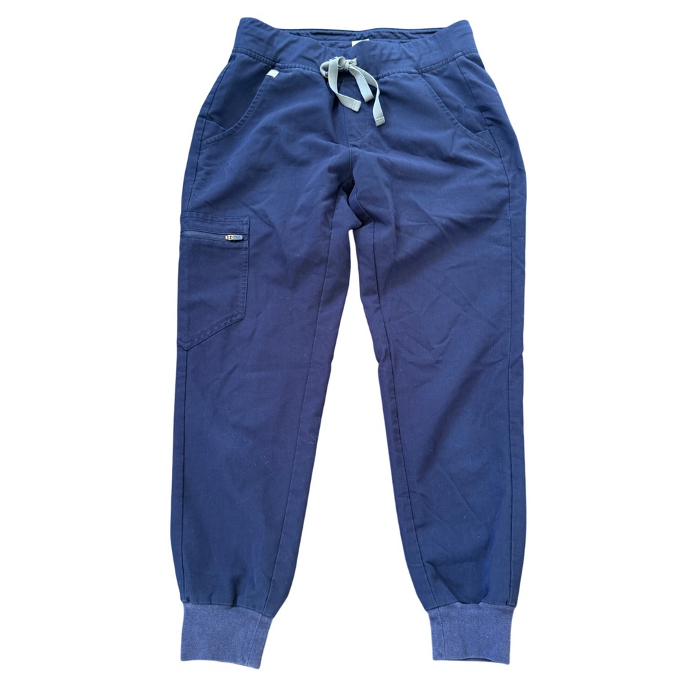 FIGS Technical Collection Zamora‎ Jogger Scrub Pants Navy XS FIONx Work Utility